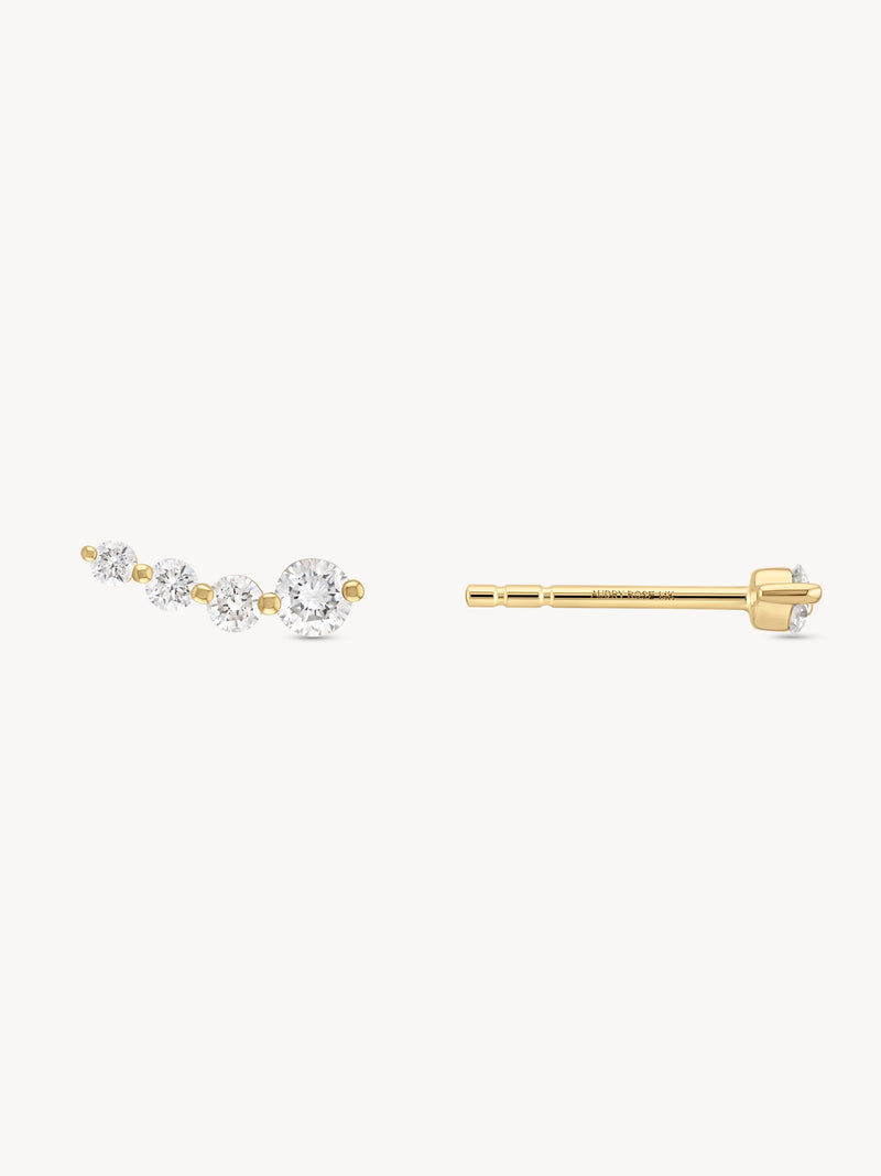 Curved Diamond Studs