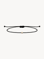 Solitaire Diamond Cord Bracelet