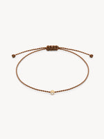 Solitaire Diamond Cord Bracelet