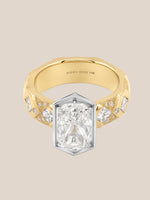 Elongated Diamond Argyle Ring