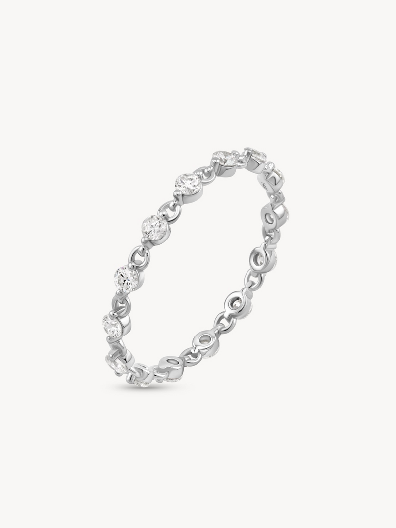 Wrapped in Lab-Grown Diamonds Eternity Ring