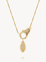 Initial Skipping Stone Pendant