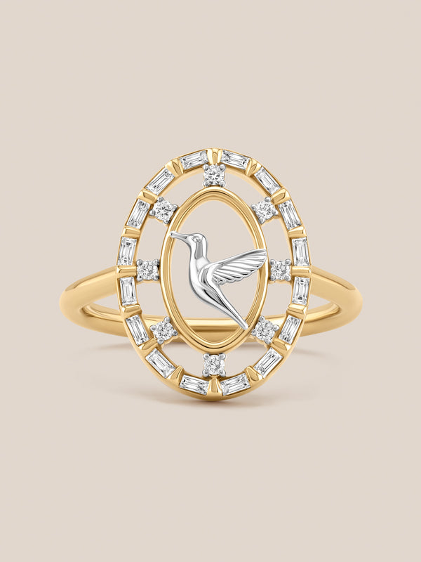 Hummingbird Talisman Ring