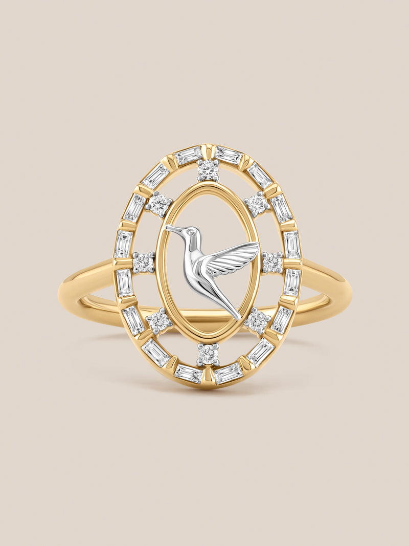 Hummingbird Talisman Ring