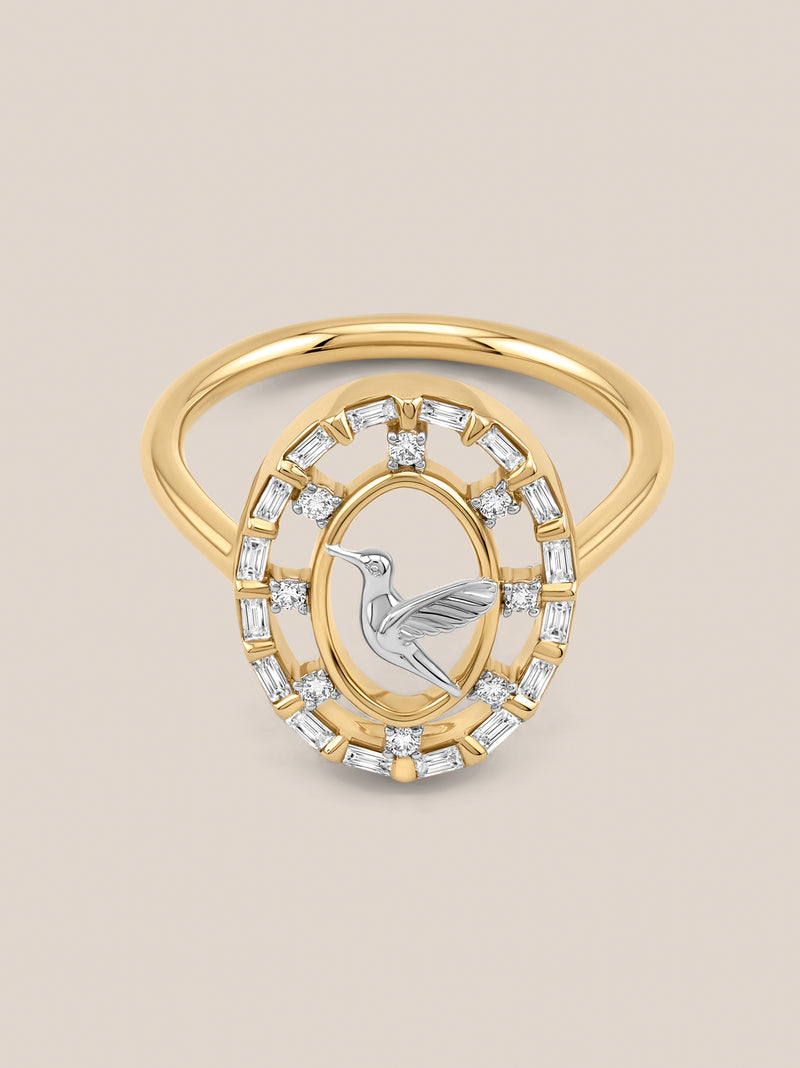 Hummingbird Talisman Ring