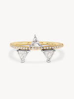 Tri Trillion Diamond Ring