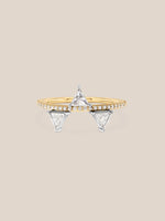Tri Trillion Diamond Ring