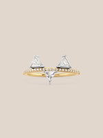 Tri Trillion Diamond Ring