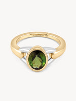 Oval-Cut Buckle Ring
