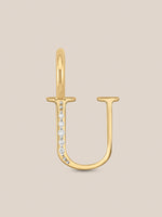 Diamond Initial Pendants