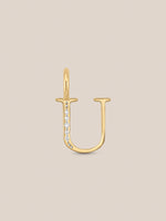 Diamond Initial Pendants
