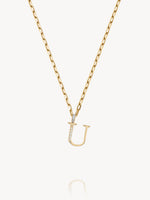 Diamond Initial Pendants
