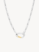 Mason Chain Carabiner Necklace