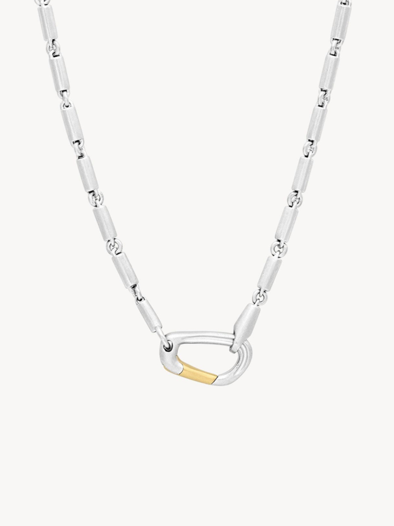 Mason Chain Carabiner Necklace