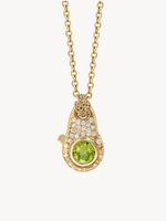 Peridot Lock Necklace