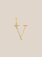Diamond Initial Pendants