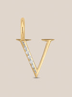 Diamond Initial Pendants