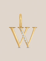 Diamond Initial Pendants