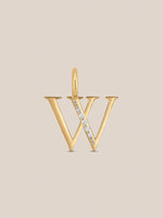 Diamond Initial Pendants