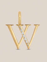 Diamond Initial Pendants