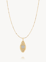 Initial Skipping Stone Pendant