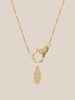 Initial Skipping Stone Pendant