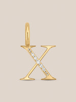 Diamond Initial Pendants