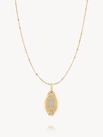Initial Skipping Stone Pendant