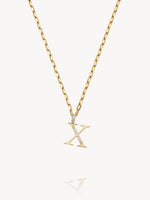 Diamond Initial Pendants