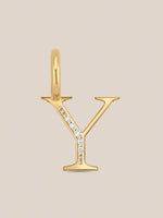 Diamond Initial Pendants