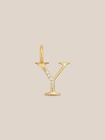 Diamond Initial Pendants