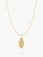 Initial Skipping Stone Pendant
