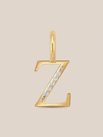 Diamond Initial Pendants