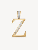 Diamond Initial Pendants