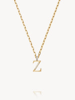 Diamond Initial Pendants