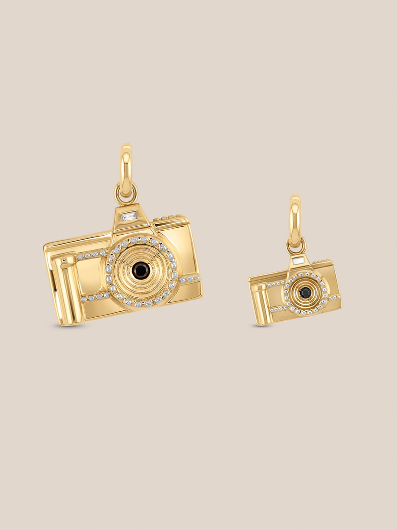 Golden Milgrain Charms