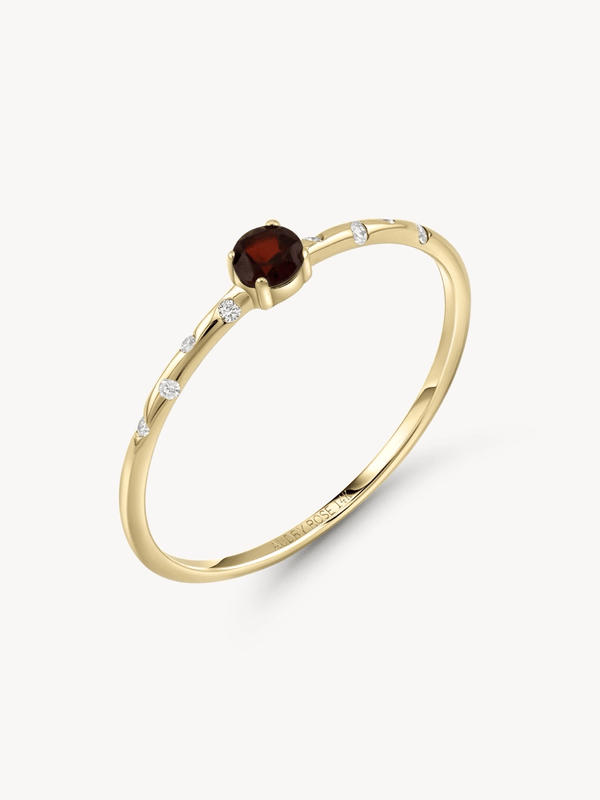 Starry Birthstone Ring