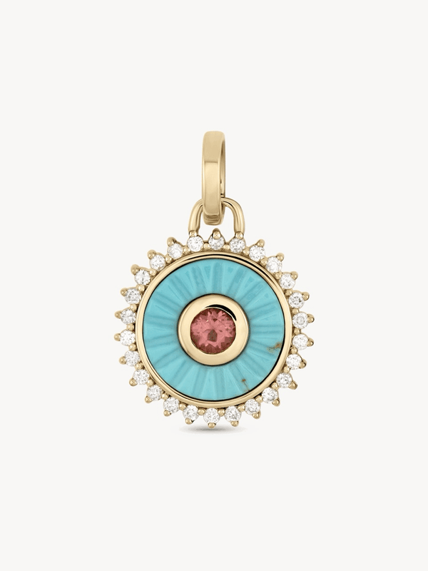 Mandala Turquoise Pendant