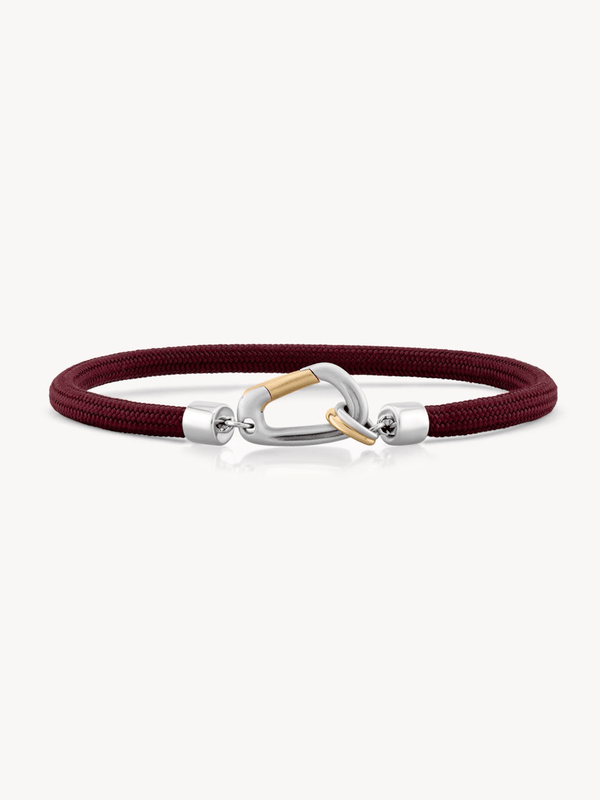 Mixed Metal Carabiner Bracelet