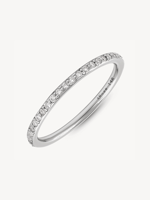Diamond Stackable Eternity Bands