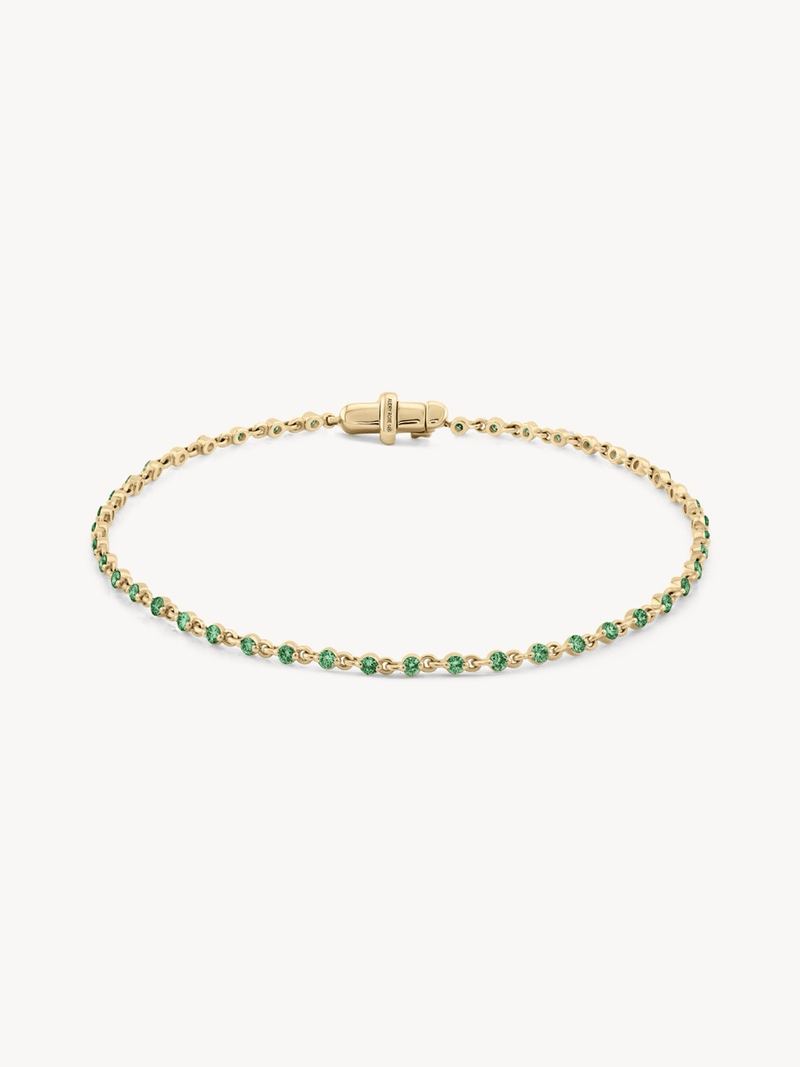 Wrapped in Emeralds Bracelet