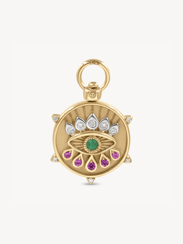 Hamsa and Evil Eye Double Sided Charm