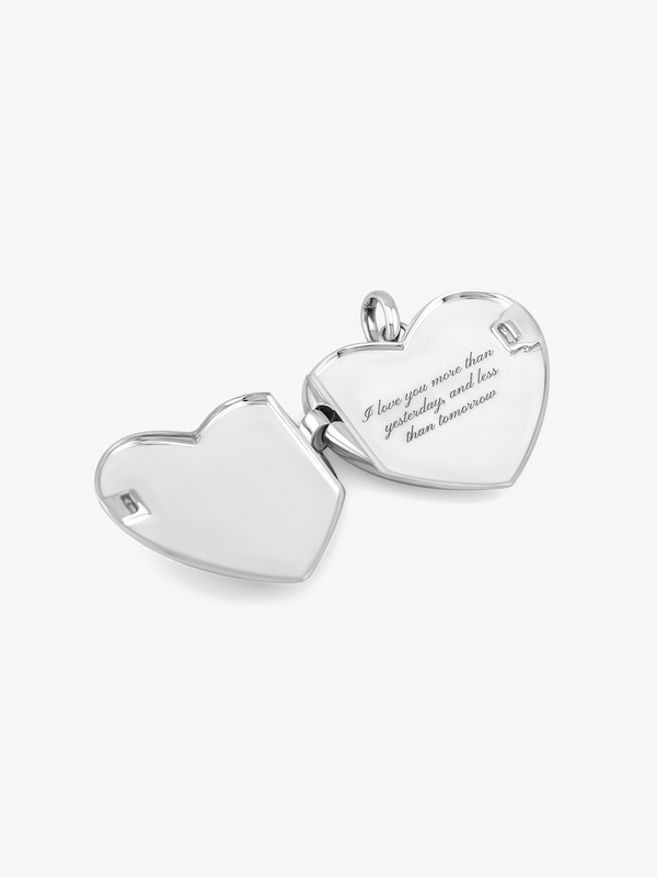 Custom Stitched Heart Locket