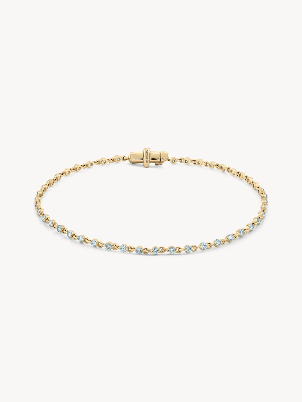 Wrapped Aquamarines Bracelet