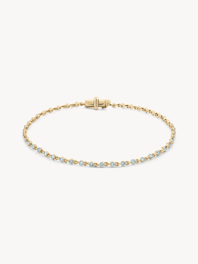 Wrapped in Aquamarines Bracelet