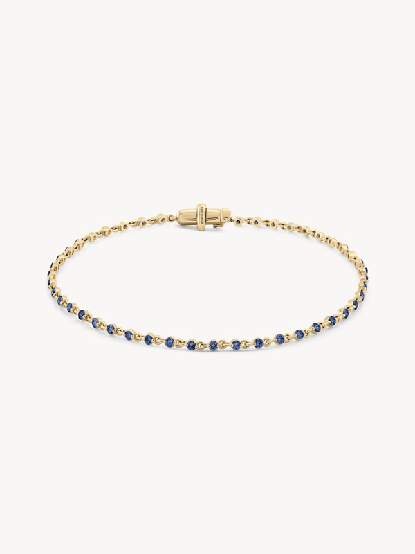Wrapped in Blue Sapphires Bracelet
