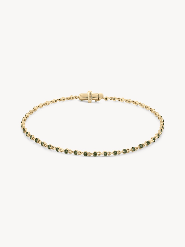 Wrapped in Green Tourmaline Bracelet