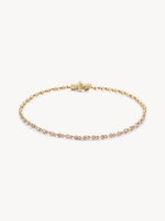 Wrapped in Pink Sapphires Bracelet