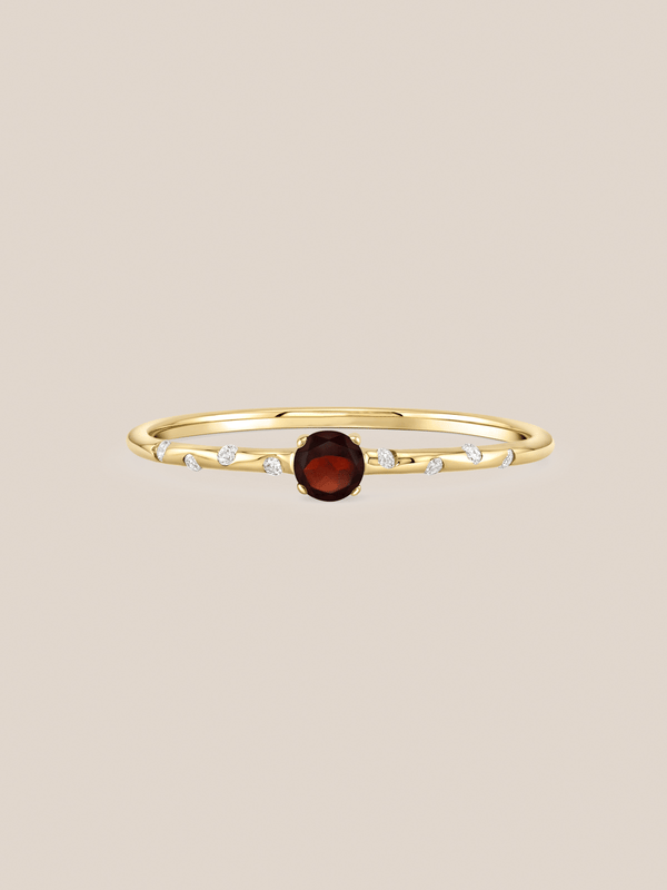 Starry Birthstone Ring