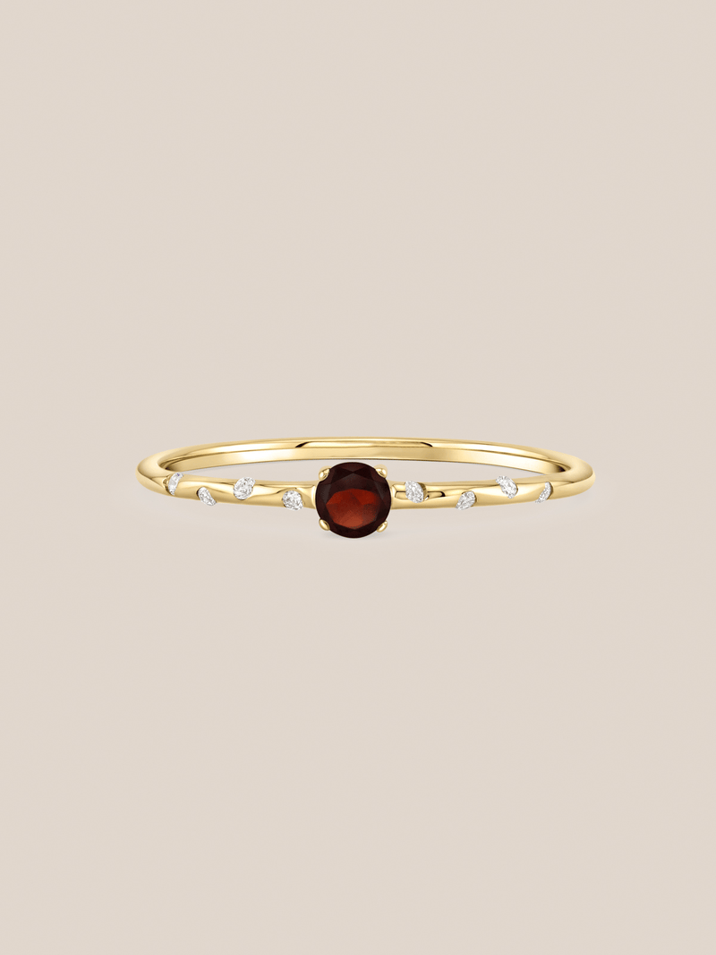 Starry Birthstone Ring